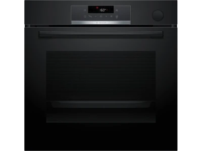 BOSCH pećnica  Serie 4| CRNA, Dodavanje pare,EcoClean,8 programa, A+,AIRFRY