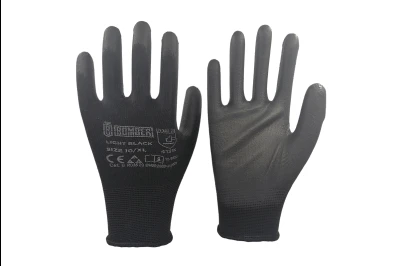 Rukavice bomber light black L