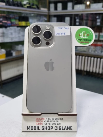 RASPRODAJA APPLE IPHONE 15 PRO 128GB NATURAL & BLUE