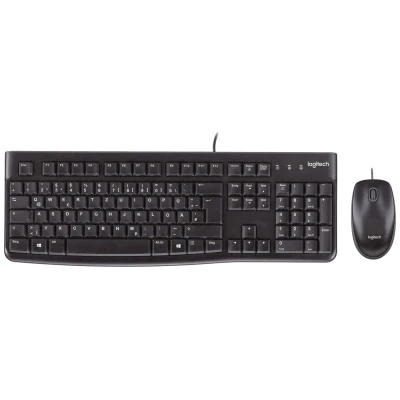 Logitech Tipkovnica+miš, set, žični, USB - MK120