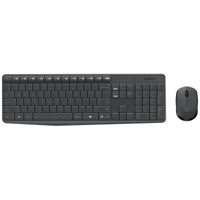 Logitech Tastatura + miš, bežični set, 2.4 GHz - MK235