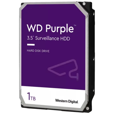 Western Digital Hard disk 3,5", 1TB, Caviar Purple, pog. za video nadzor - WD10PURZ