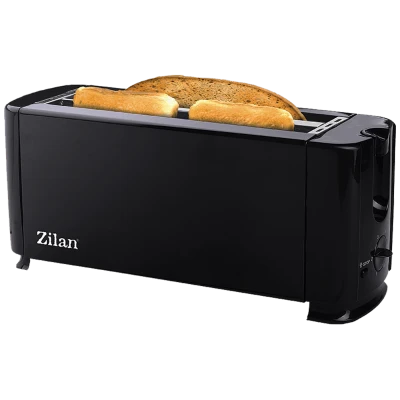 Zilan Toster, 4 šnite kruha, 6 nivoa grijanja, 1000 W, crna - ZLN2706