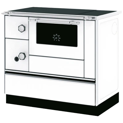 Alfa Plam Šporet na čvrsto gorivo, Alfa, 8kW, bijela - ALFA 90H Favorit - Bijela desna