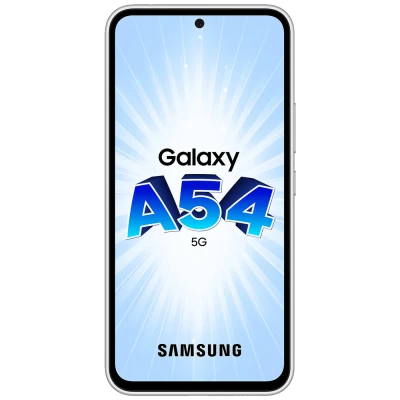 Samsung Smartphone 6.4", 5G, Octa Core 2.4GHz, RAM 8GB, 50Mpixel - Galaxy A54 5G 8GB/128GB White