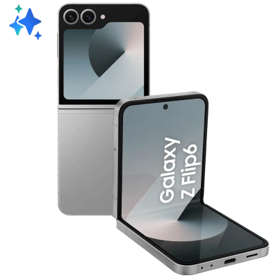 Samsung Smartphone 6.7/3.4", 5G, 8-Core 3.39GHz, RAM 12GB, 50Mpixel - Galaxy Z Flip 6 5G 12/256GB Silver
