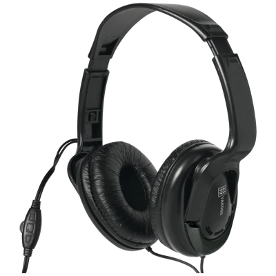 SAL Slušalice, stereo, 3,5mm, okretljivi zvučnici, crne - HPH 7