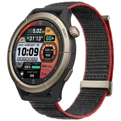 Amazfit Pametni sat, 1.45" AMOLED, vodootporan 5ATM, BT, GPS - Cheetah Pro Black