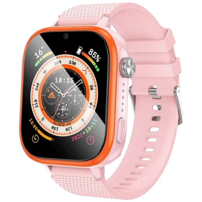 hoco. Pametni sat za djecu, 1.83" ekran, 4G, Nano SIM - Y101 Pink