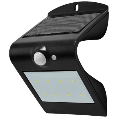 home Reflektor LED 1.5W sa solarnim panelom, detekcija pokreta - FLP 2/BK SOLAR
