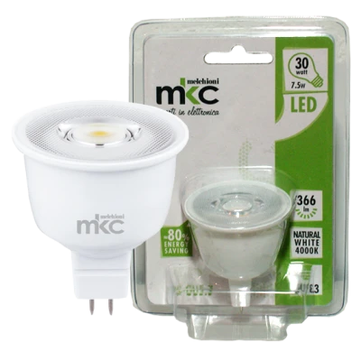 MKC Sijalica, LED 7.5W, 4000K,12V DC, prirodno bijela svjetlost - LED MR1638 GU5.3/7.5W-N