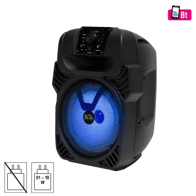 SAL Zvučnik bežični, Bluetooth, FM radio, KARAOKE, 40 / 25W - PAR20BTC