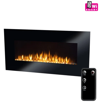 home Kamin, električni, 2000W, LED svjetlost, WiFi - FKK 3000 WIFI