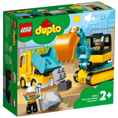 Lego Kamion i bager gusjeničar, LEGO Duplo