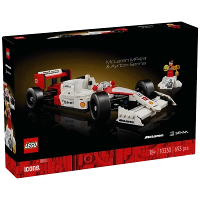 Lego McLaren MP4/4 i Ayrton Senna, LEGO Icons - McLaren F1 MP4/4 i A.Senna