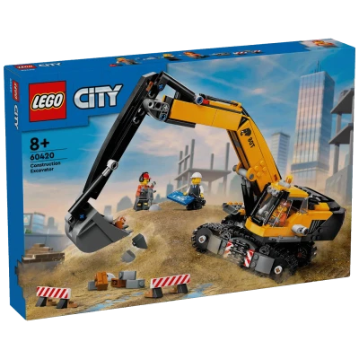 Lego Žuti građevinski bager, LEGO City