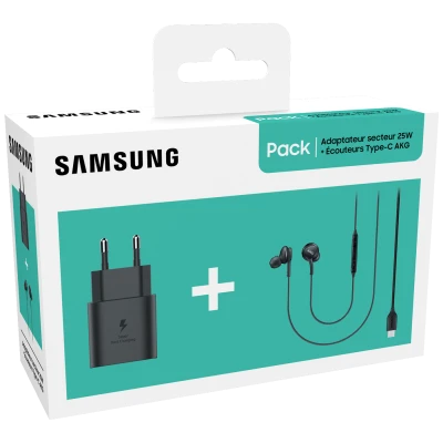 Samsung Set Punjač za mobitel Ta800 + IC100B slušalice - TA800N Charger+IC100B Headphones
