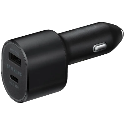 Samsung Auto punjač sa type C kabelom, brzi, USB-A, USB-C, 45W+15W - EP-L5300XB