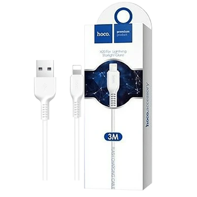 hoco. USB kabl za iPhone , Lightning kabl, dužina 3 met. - X20 Flash Lightning 3m