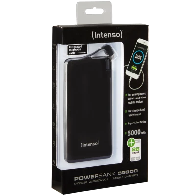 (Intenso) Punjač prijenosni za mobitele i tablete 5000mAh, slim - POWERBANK slim 5000