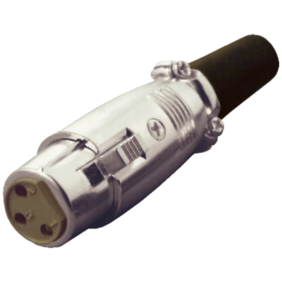 SAL Utičnica za mikrofon, XLR, tropolna - S 24