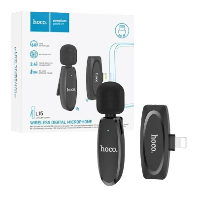 hoco. Bežični mikrofon sa Lightning konetktorom - L15 Crystal Lavalier iPhone