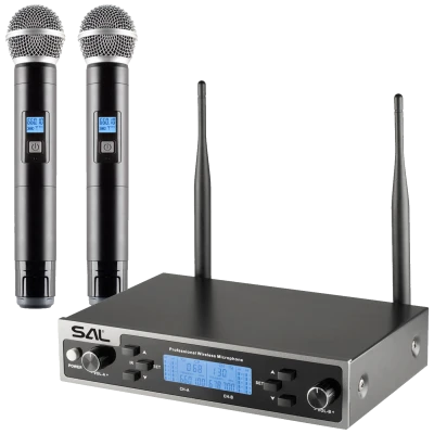 SAL Bežični set, 2 bežična mikrofona i prijemnik - MVN610
