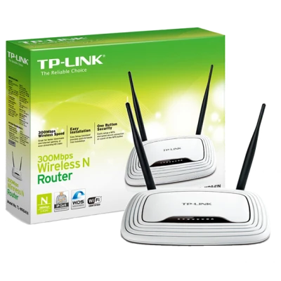 TP-LINK Wireless N Router, 4 porta, 300Mbps, 2x5dBi antena - TL-WR841N