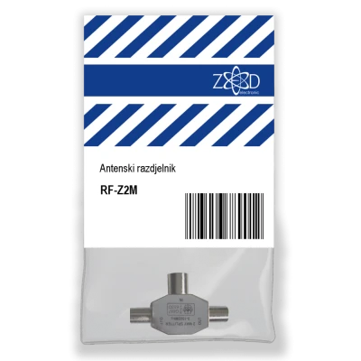 ZED electronic Antenski razdjelnik 1 ženski na 2 muška - RF-Z2M