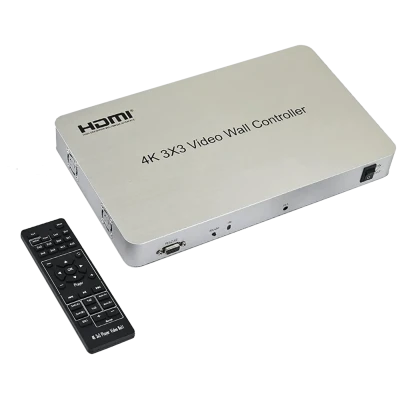 Falcom HDMI razdjelnik, video zid, 1 HDMI ulaz - 9 HDMI izlaza, 4K - HDMI 3x3 4K