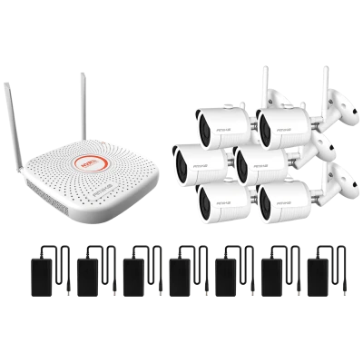 Amiko Home Set za video nadzor, 2 Mpixel, 6 x bullet cam., 9 ch, WiFi - WIFI KIT-6900