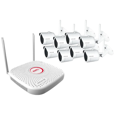 Amiko Home Set za video nadzor, 2 Mpixel, 8 x bullet cam., 9 ch, WiFi - WIFI KIT-8900