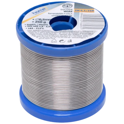 SMA Tinol za lemljenje, Ø 0.5 mm, 250g - SW 0.5 /250
