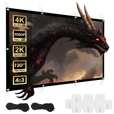 Maclean Platno za projektor, zidno, 240 x 180 cm, 4:3 - MC-169