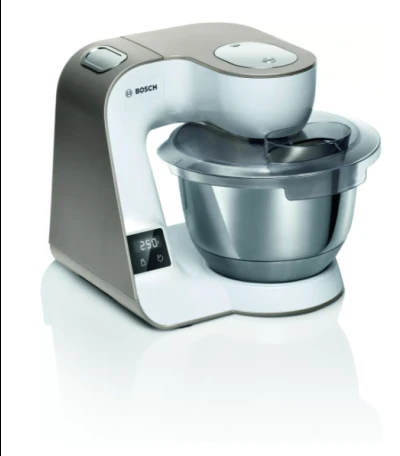 BOSCH kuhinjski aparat MUM 5 BIJELA-ŠAMPANJAC, 1000W,3.9L, 7 Brzina, Integrisana vaga, SL