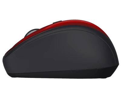 Trust Yvi+ Silent wireless miš, crveni, sa tihim tipkama, 800-1600 dpi, optički, 4 tipke