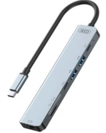 XO USB Type-C Multi-hub 7in1 HDMI, 2x USB 3.0, 2x USB-C, SD/TF