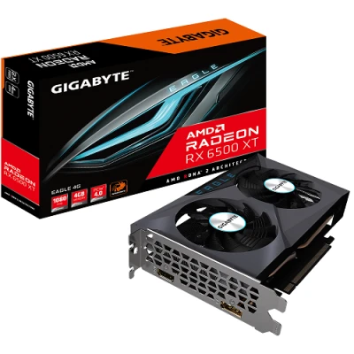 Gigabyte VGA RX 6500 XT Eagle;4GB GDDR6 64bit; HDMI,DP;[GV-R65XTEAGLE-4GD]