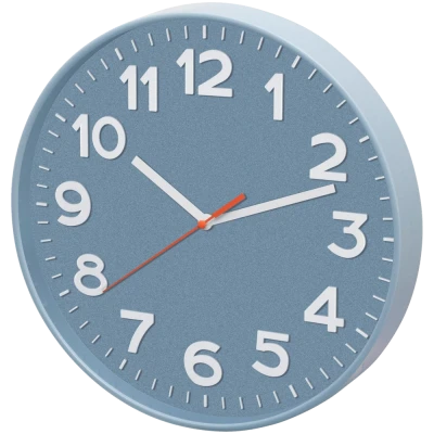 home HOME AWC300BL Zidni sat, staklena prednja strana, visoki kon