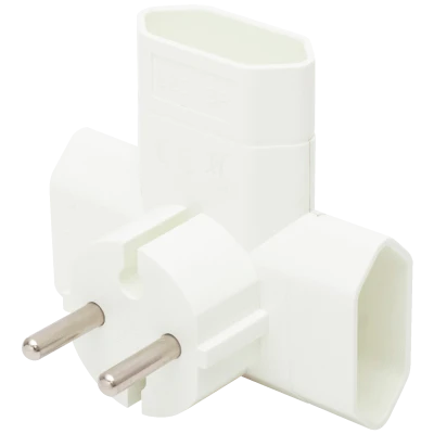 home Strujni razdjeljnik, 3 x EU utičnice, T oblik - TPF3E