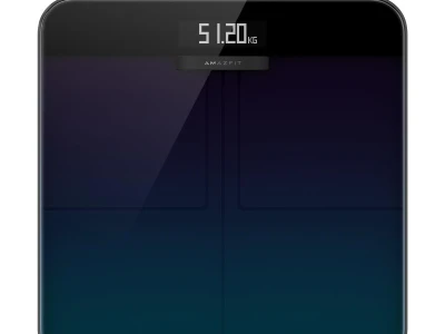 Amazfit pametna vaga Aurora LCD display 3.4"; Wi-Fi+ bluetooth; detekcija otkucaja srca