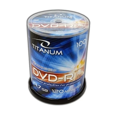 DVD-R TITANUM 4,7 GB X16, CAKE BOX 100 kom, 1310