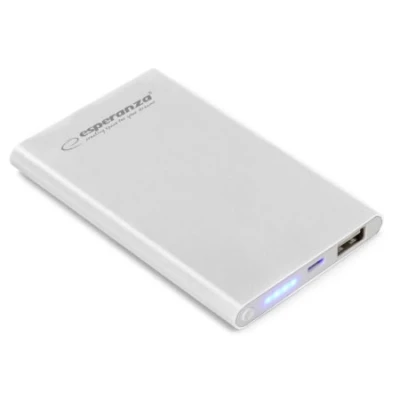 PowerBank ESPERANZA NUCLEUS, 4400mAh, SILVER, EMP116S