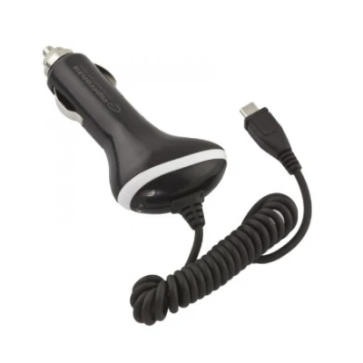 USB punjač sa kablom ya auto ESPERANZA, mini USB, Out 12/24V 5V 1A, EZ110