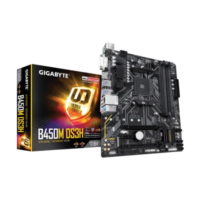 GIGABYTE MB B450M DS3H 1.1 AMD B450, AM4, 4xDDR4, DVI, HDMI, RAID, micro ATX