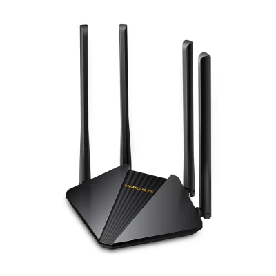 ROUTER Mercusys MR30G  AC1200 Dual-Band Wi-Fi Gigabit RouterSPEED: 300 Mbps at 2.4 GHz + 867 Mbps at 5 GHz SPEC: 4× Fixed External Antennas