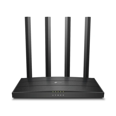 Router TP-Link Archer C80 AC1900 802.11ac Wave2 3×3 MIMO Wi-Fi Router, 1300Mbps at 5GHz + 600Mbps at 2.4GHz, 5 Gigabit Ports,4 antennas, Beamforming,S