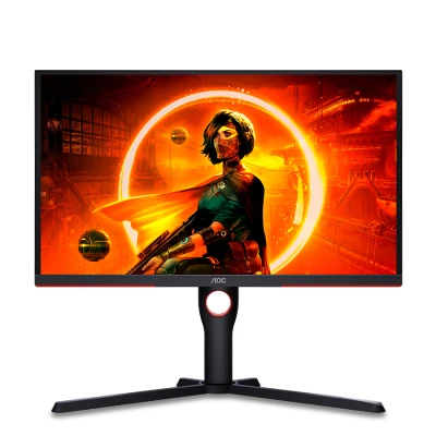MONITOR AOC GAMING 24.5” 25G3ZM 240Hz VA, 1920x1090, 0.5ms, 3000:1, 178/178, Adaptive Sync, HDMI, DP, 3-sided frameless, Full Ergo, G-Menu, Black-Red,