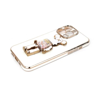 ZAŠTITNA MASKA TPU FRONDY BEAR IPHON 14 PRO MAX WHITE