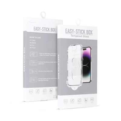 EASY-STICK KUTIJA OD POTPUNOG KALJENOG STAKLA ZA IPHONE 11 PRO CRNI